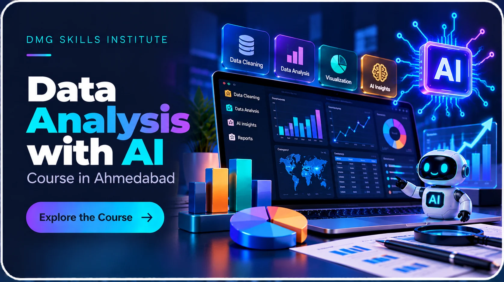 Data Analysis with AI course illustration